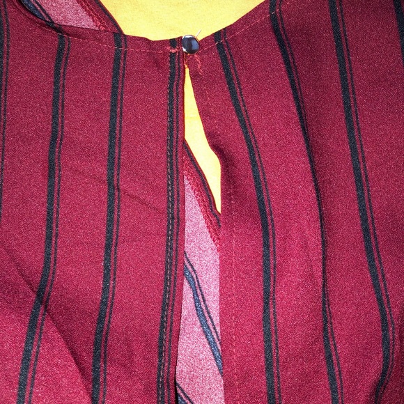 Maroon/Burgundy Blouse - Picture 3 of 5